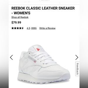 Reebok classic leather sneakers